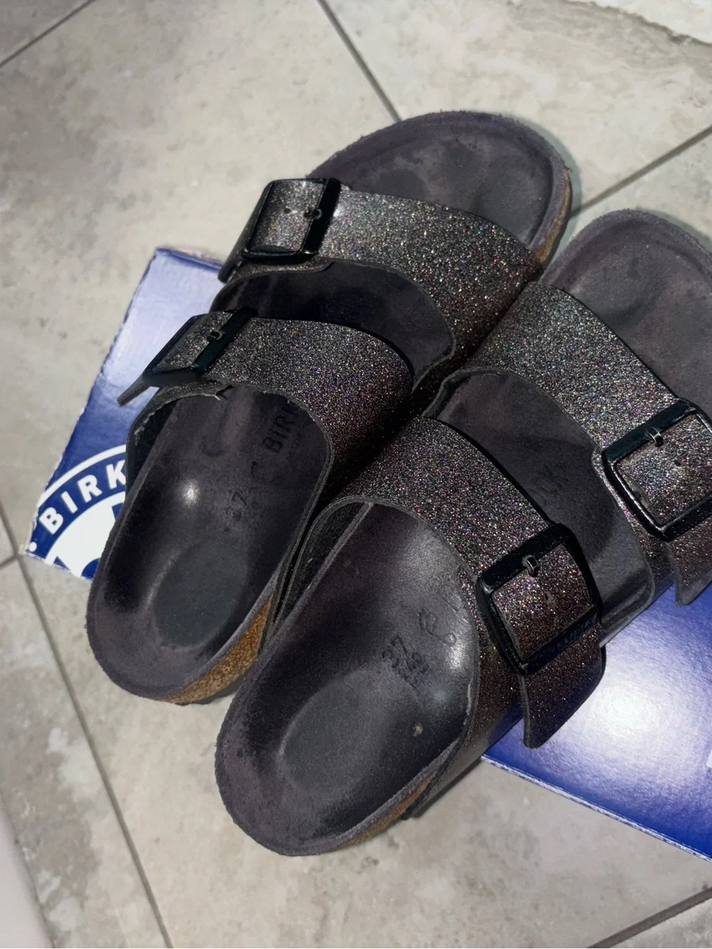 Birkenstock Arizona BS Multicolor Glitter Sandals Women’s 6 / EU 37 Regular